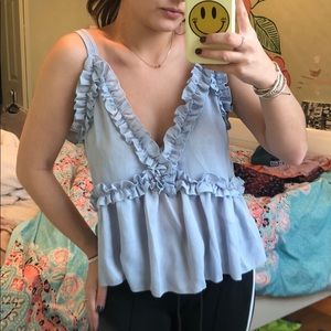 NWOT ruffle tank